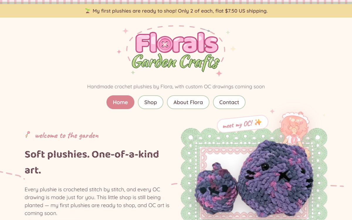 A Website Starter site shown on desktop